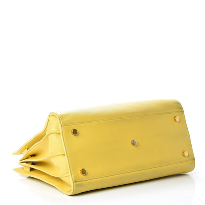 Saint Laurent Calfskin Small Sac De Jour Yellow 5 of 35