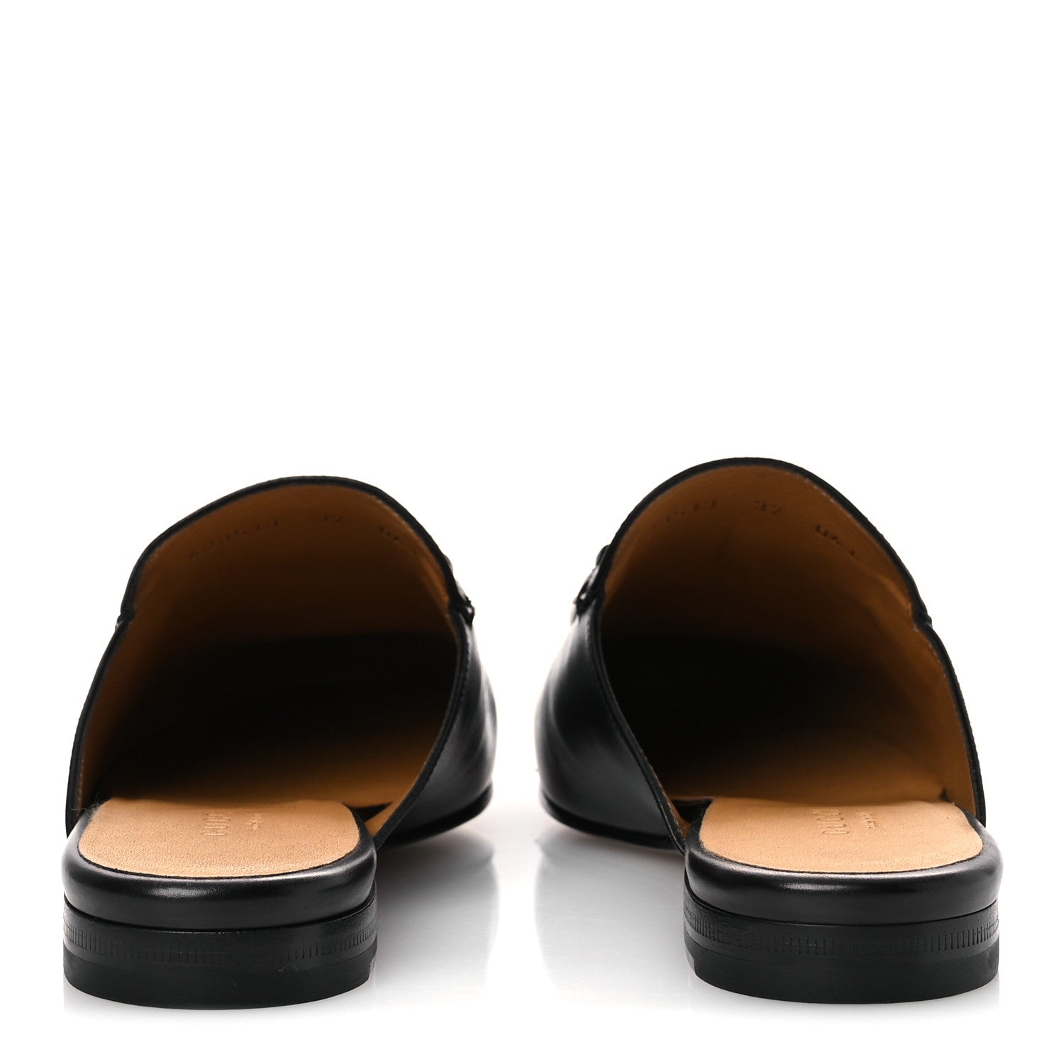 Gucci Calfskin Womens Princetown Slippers 37 Black 6 of 13
