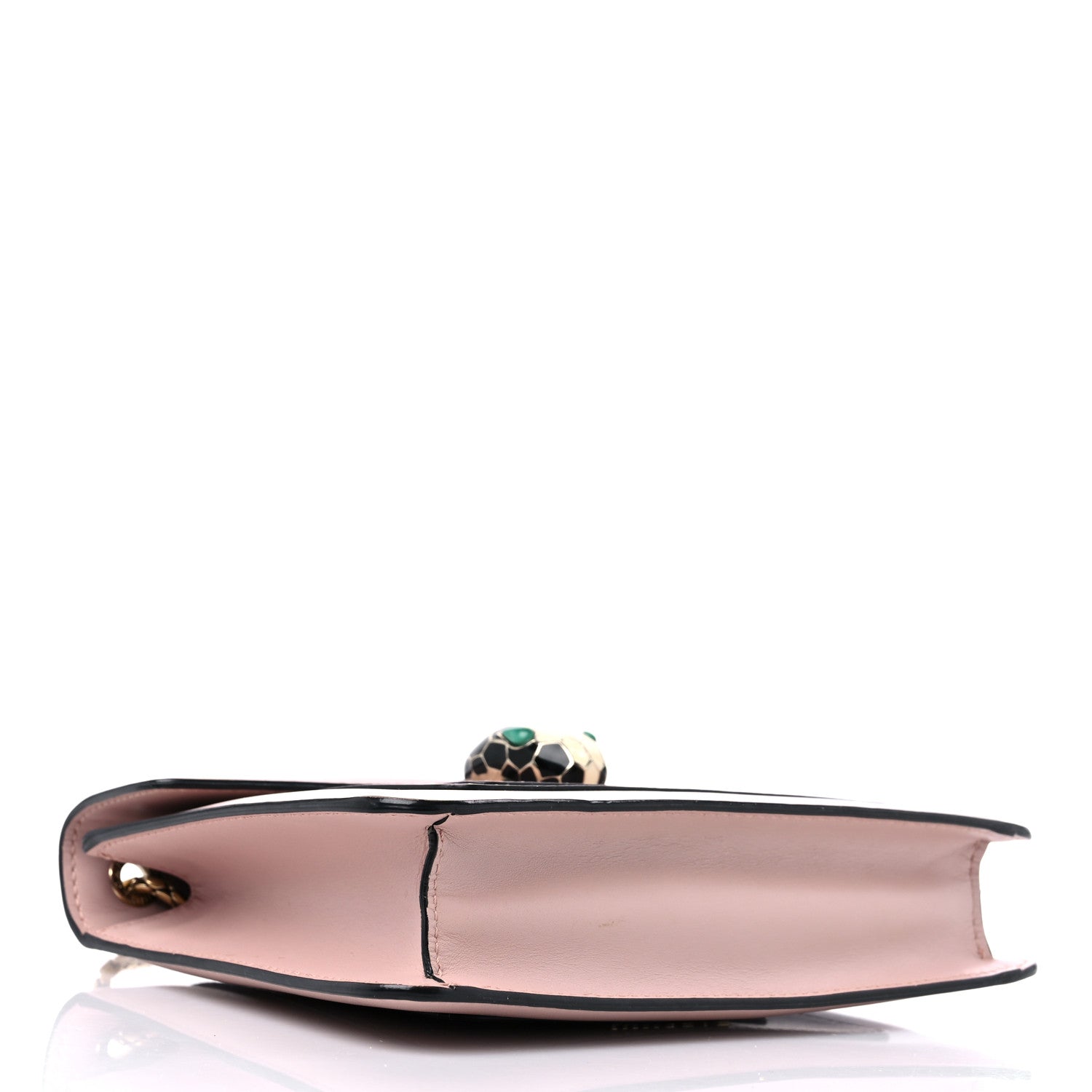 Bulgari Calfskin Small Serpenti Forever Snake Strap Crossbody Bag Light Pink 5 of 13
