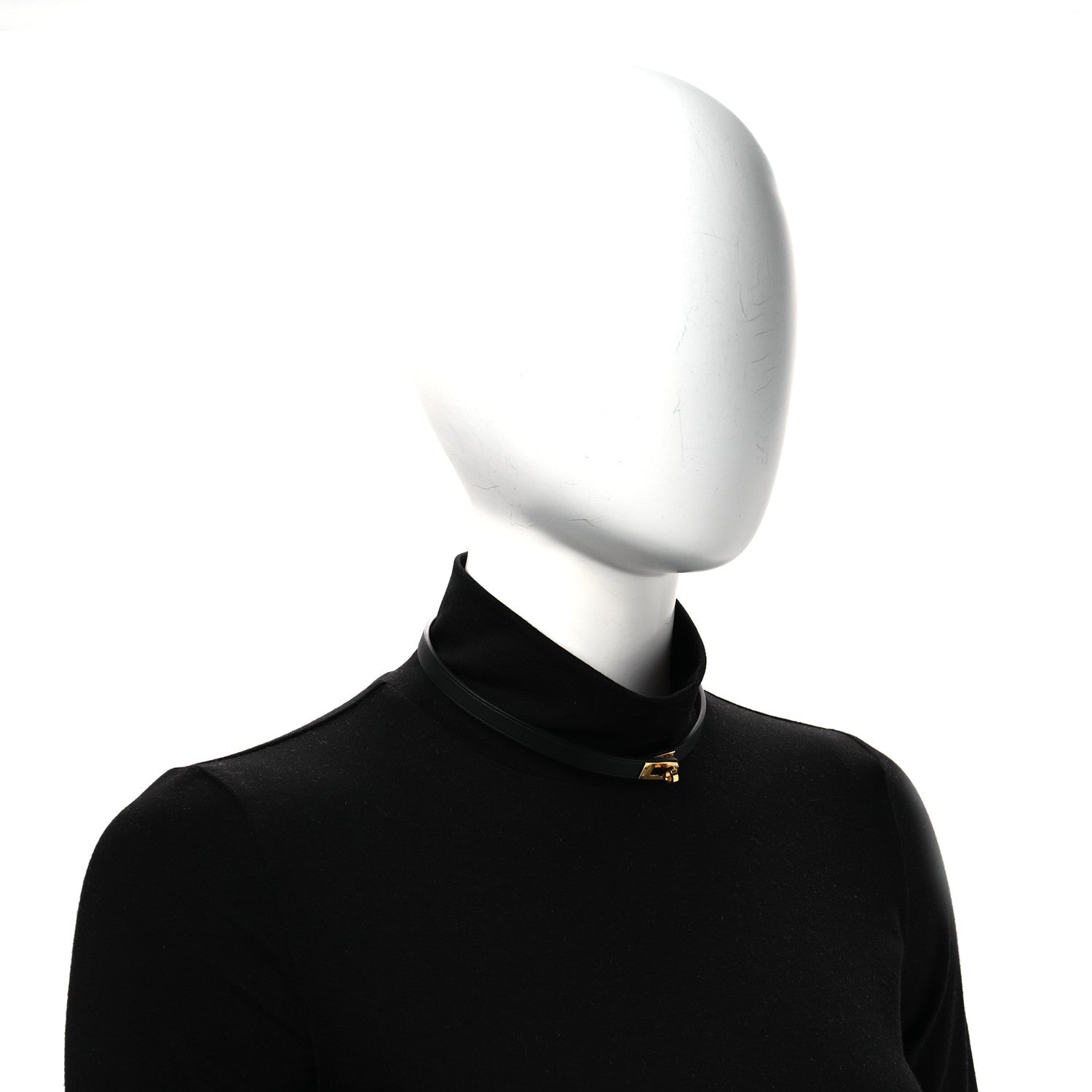 Hermes Swift Kelly Choker Black 2 of 6