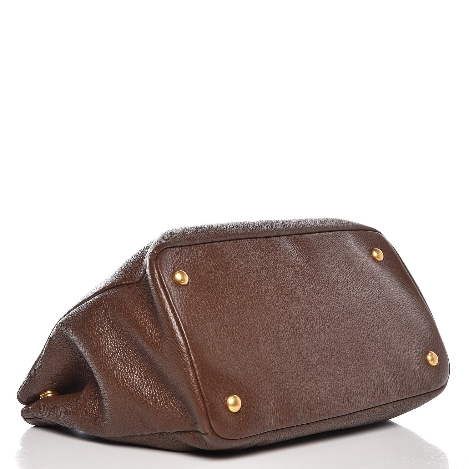 Prada Vitello Daino Shopping Tote Bruciato 4 of 7