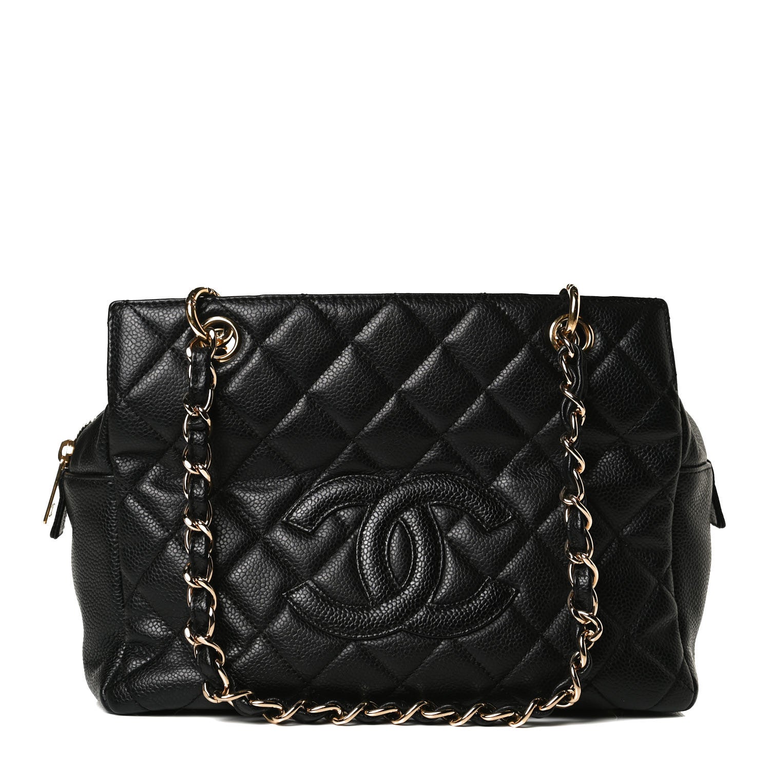Chanel Caviar Quilted Petit Timeless Tote PTT Black 1 of 14