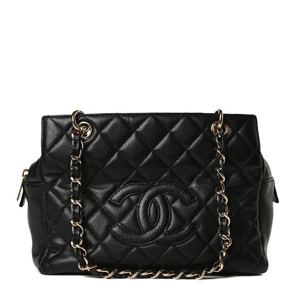Chanel Caviar Quilted Petit Timeless Tote PTT Black 1 of 14