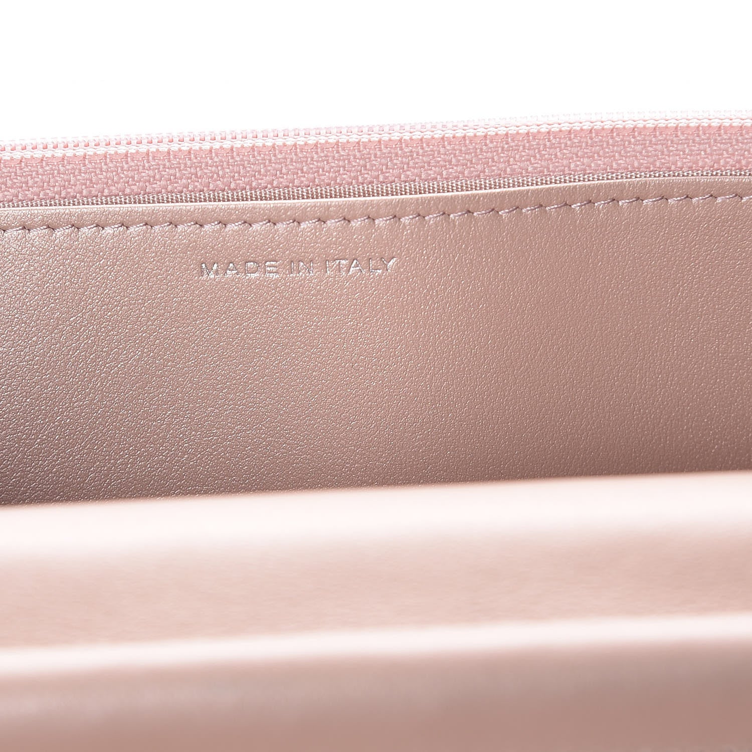 Chanel Goatskin Camellia Embossed Wallet On Chain WOC Light Pink 9 of 11
