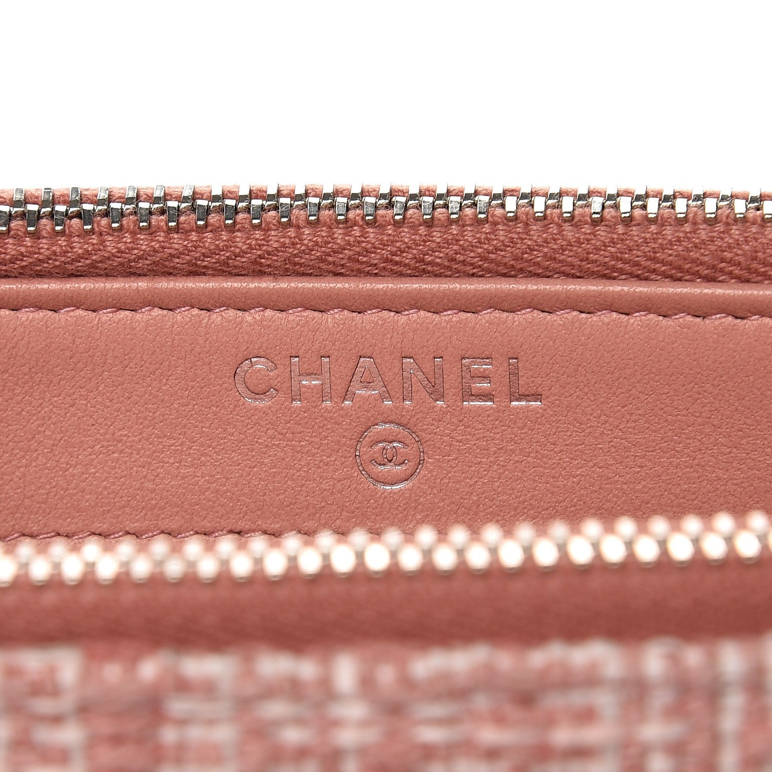 Chanel Canvas Small Deauville Clutch With Chain Pink 6 of 9