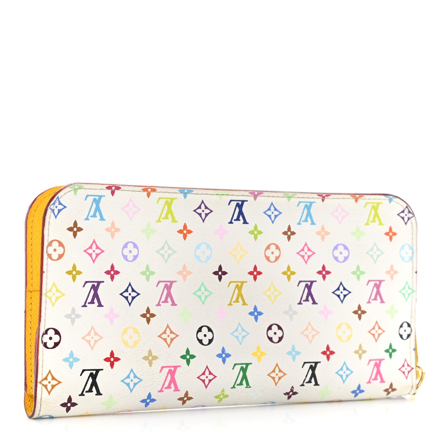 Louis Vuitton Monogram Multicolor Insolite Wallet White Citron 3 of 10