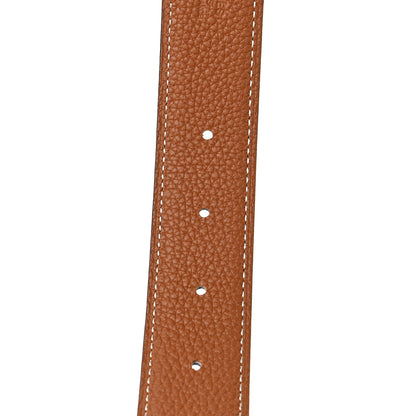 Hermes Box Togo 32mm Constance H Belt 105 Black Gold 4 of 5