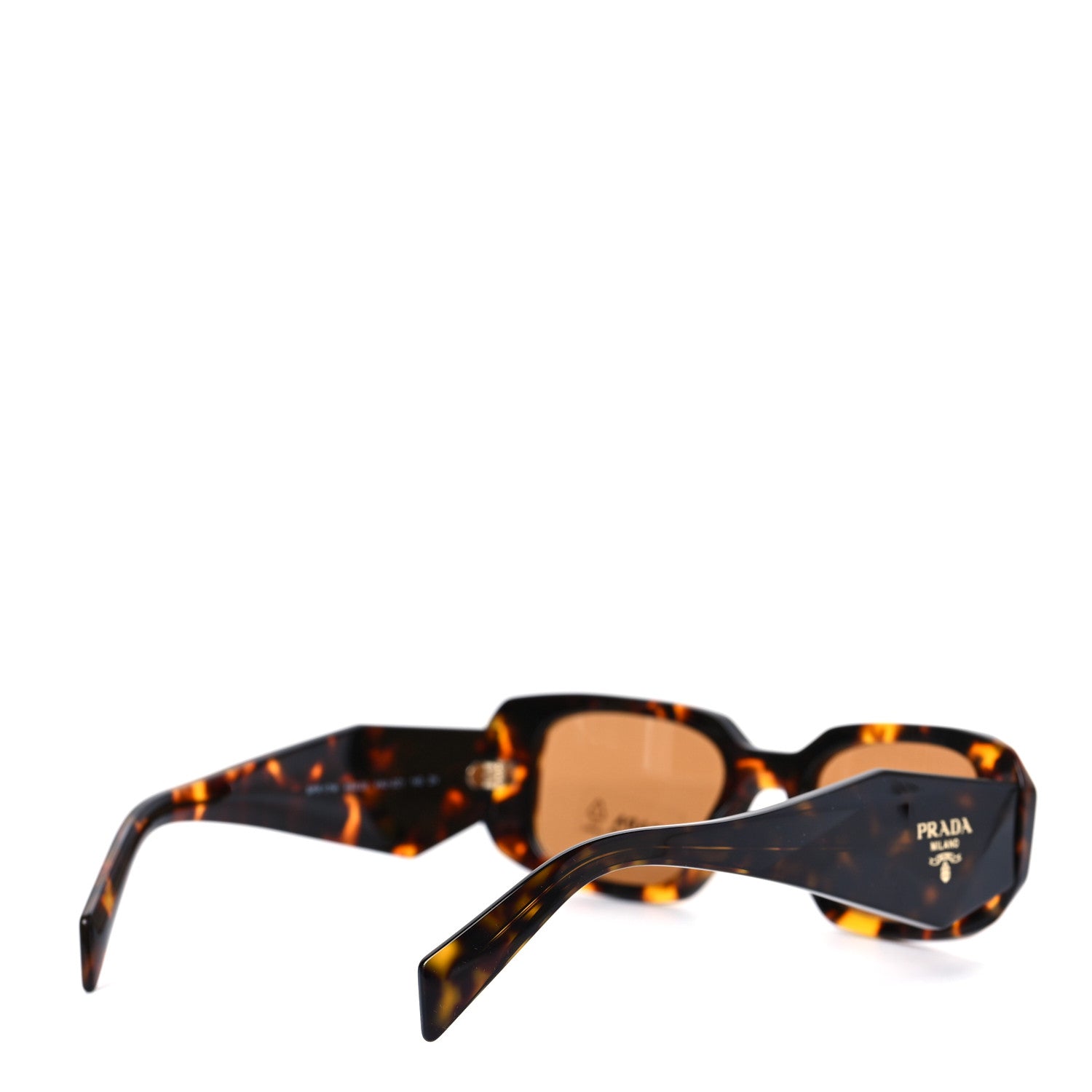 Prada Acetate Symbole Sunglasses SPR 17W Havana 4 of 6