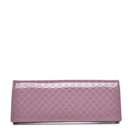 Gucci Patent Microguccissima Small Broadway Clutch Argyle Lavender 1 of 9