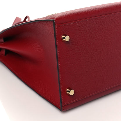 Hermes Epsom Kelly Sellier 35 Rouge Grenat 9 of 13