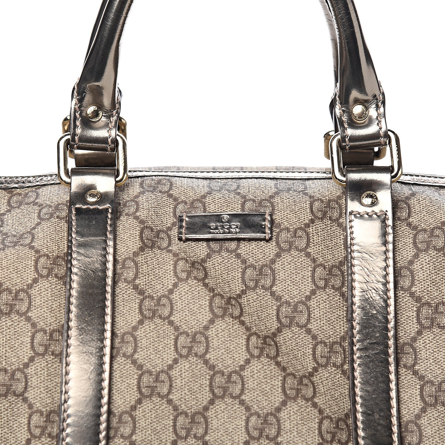 Gucci GG Plus Monogram Medium Joy Boston Dark Brown 12 of 12