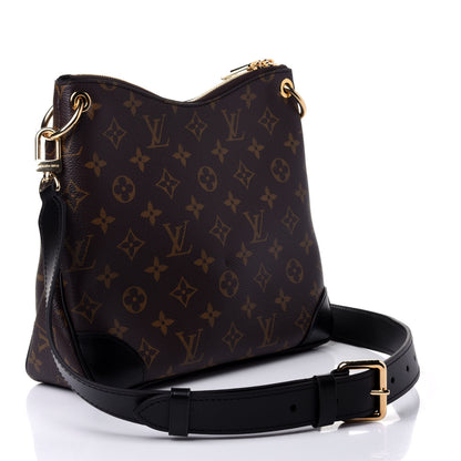 Louis Vuitton Monogram Odeon PM Black 2 of 4