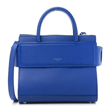 Givenchy Grained Calfskin Mini Horizon Satchel Blue 1 of 11