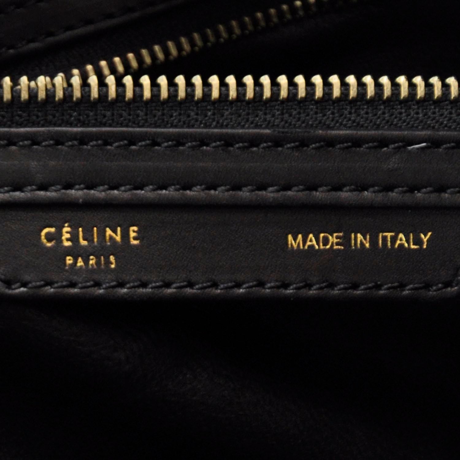 Celine Smooth Calfskin Mini Tri-Color Luggage Forest 6 of 7