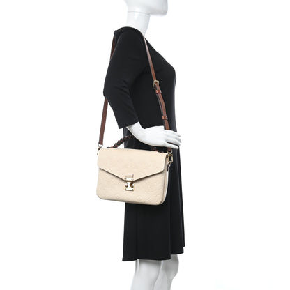 Louis Vuitton Empreinte Braided Pochette Metis Creme Beige Caramel 2 of 10