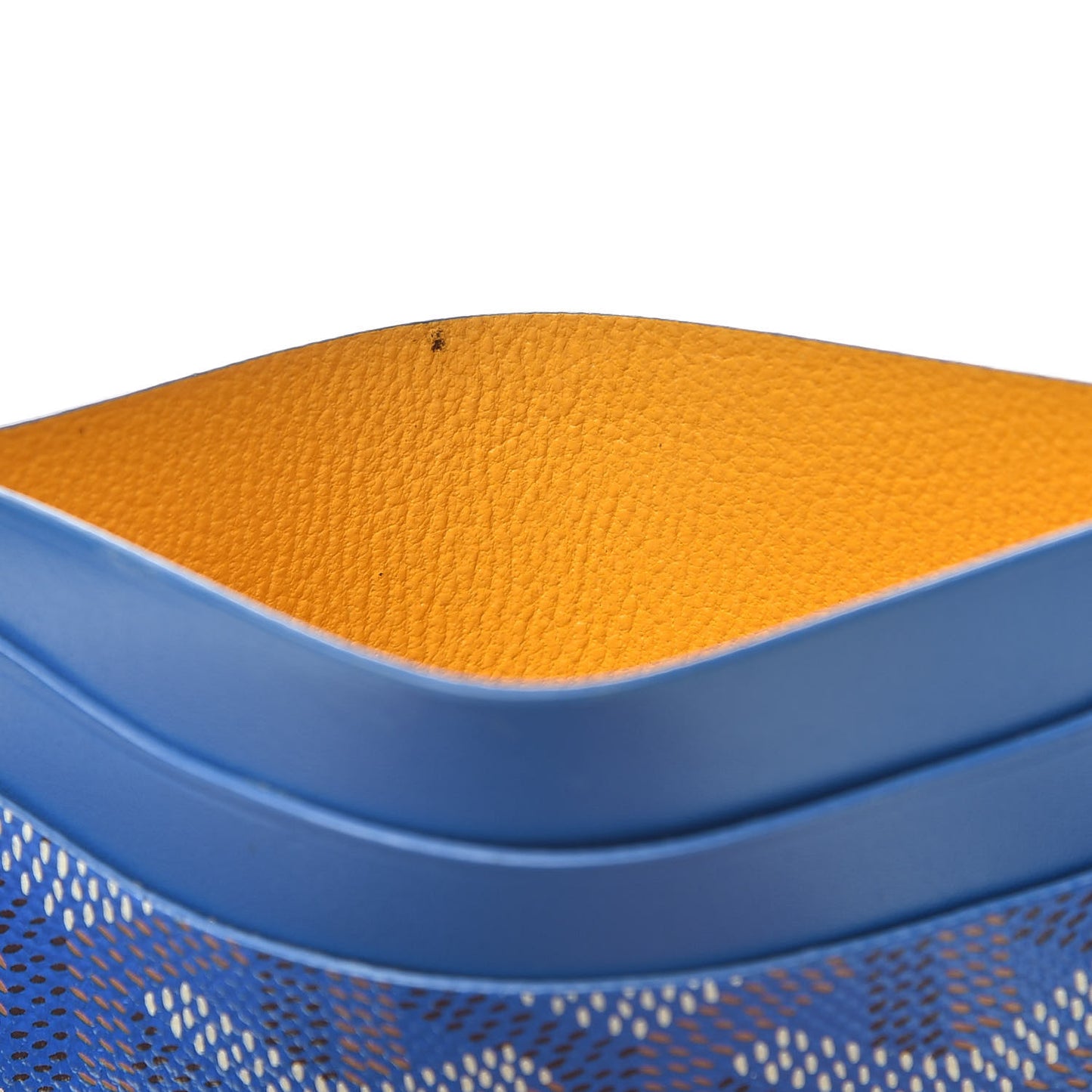 Goyardine Saint Sulpice Card Holder Sky Blue