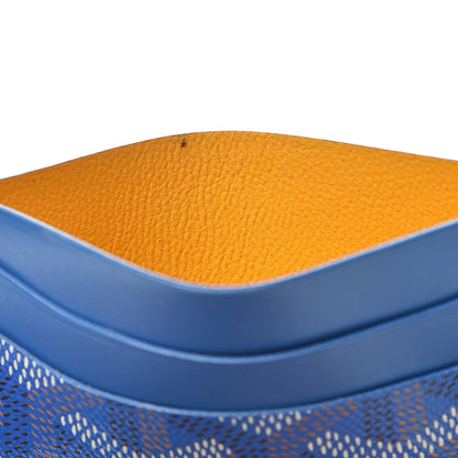 Goyard Goyardine Saint Sulpice Card Holder Sky Blue 7 of 8