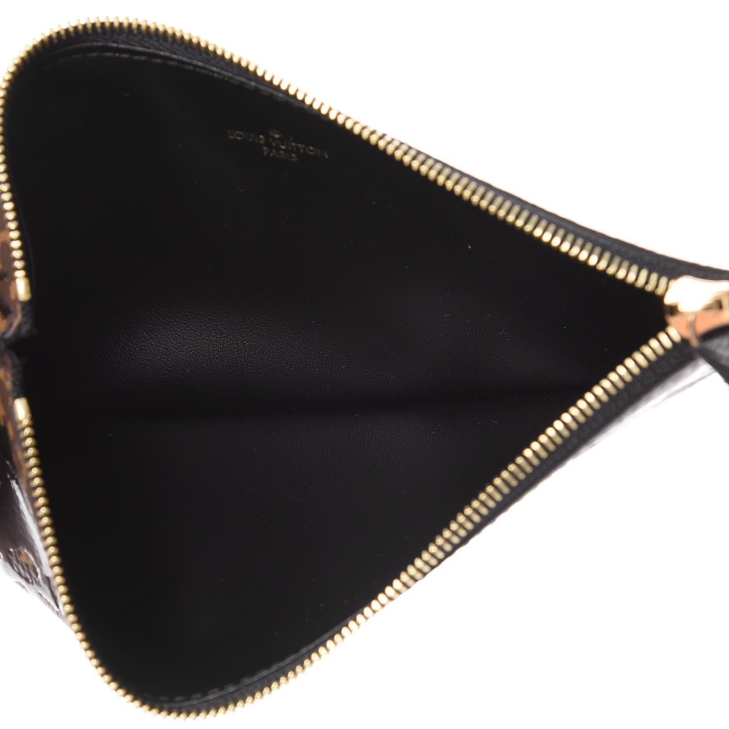 Louis Vuitton Monogram Blossom Pochette Felicie Chain Wallet Black 12 of 14