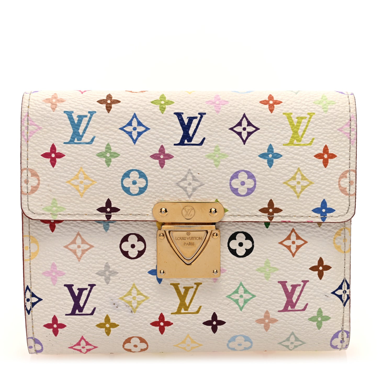 Monogram Multicolor Koala Wallet White
