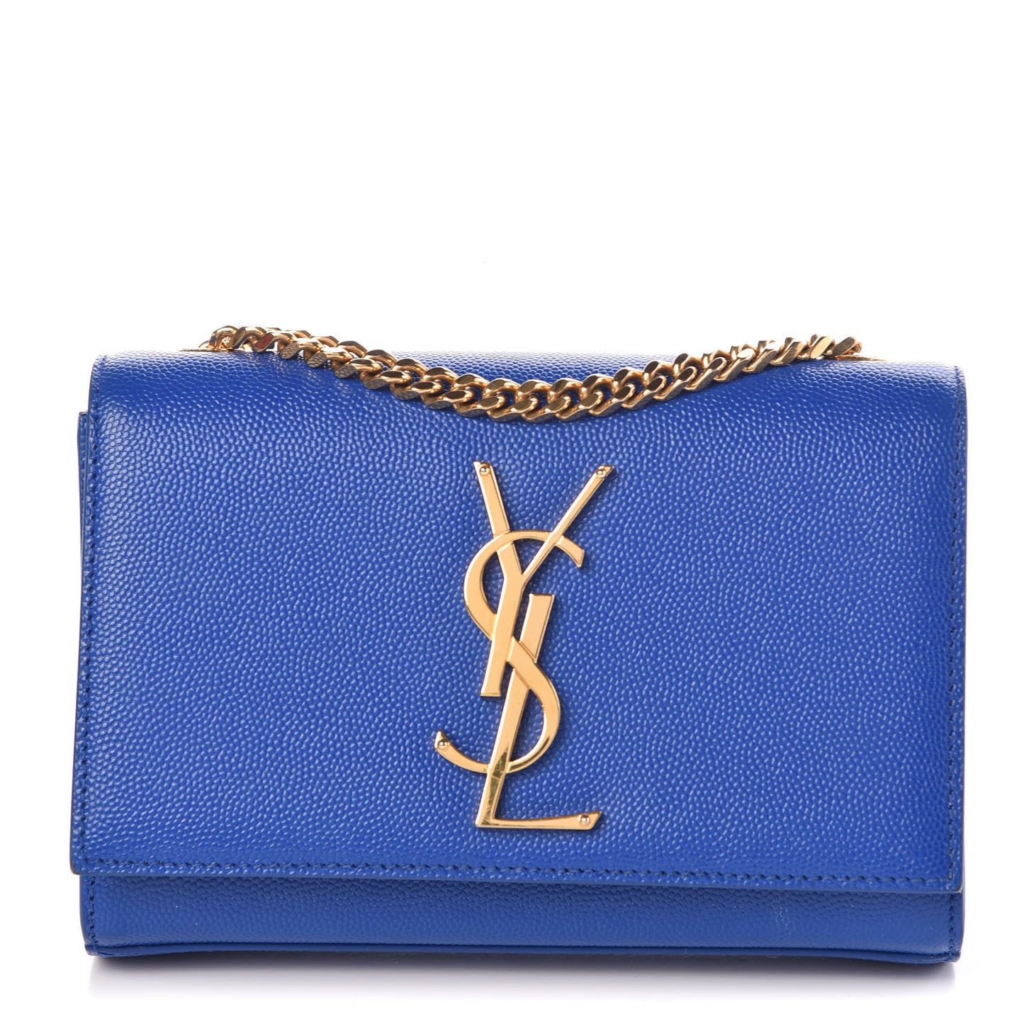 Grain De Poudre Small Classic Monogram Satchel Royal Blue