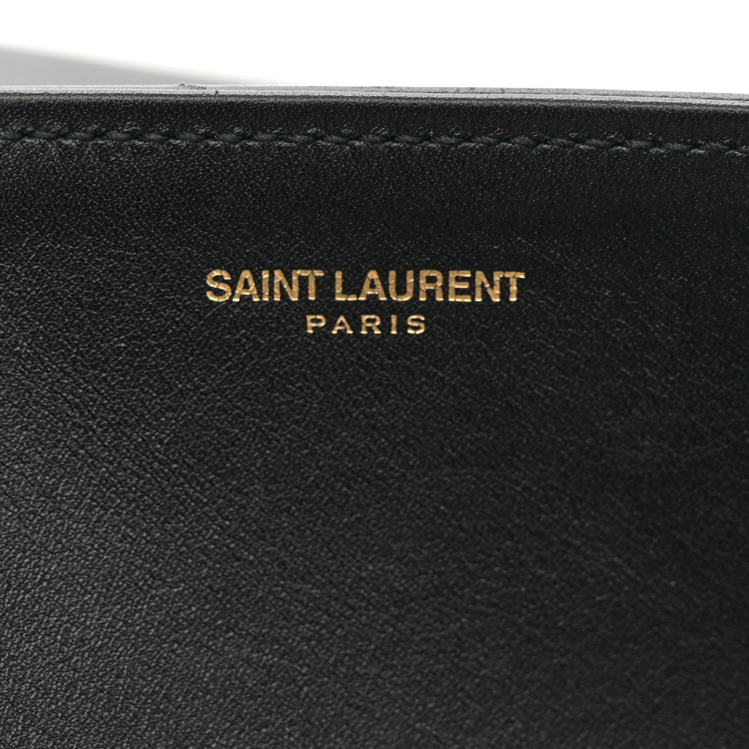 Saint Laurent Calfskin Suede North South Reversible Shopping Tote Black 8 of 16