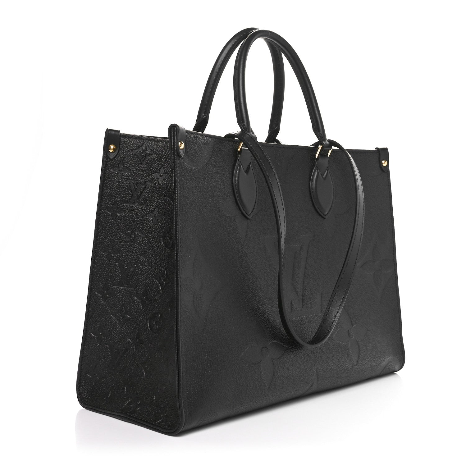 Louis Vuitton Empreinte Monogram Giant OnTheGo MM Black 2 of 9