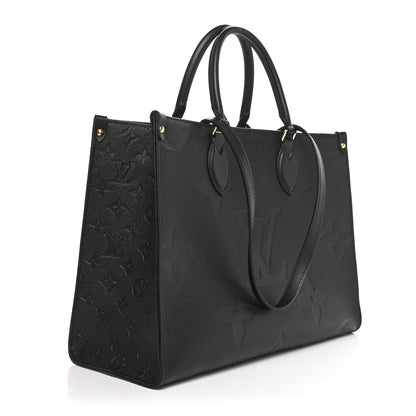 Louis Vuitton Empreinte Monogram Giant OnTheGo MM Black 2 of 9