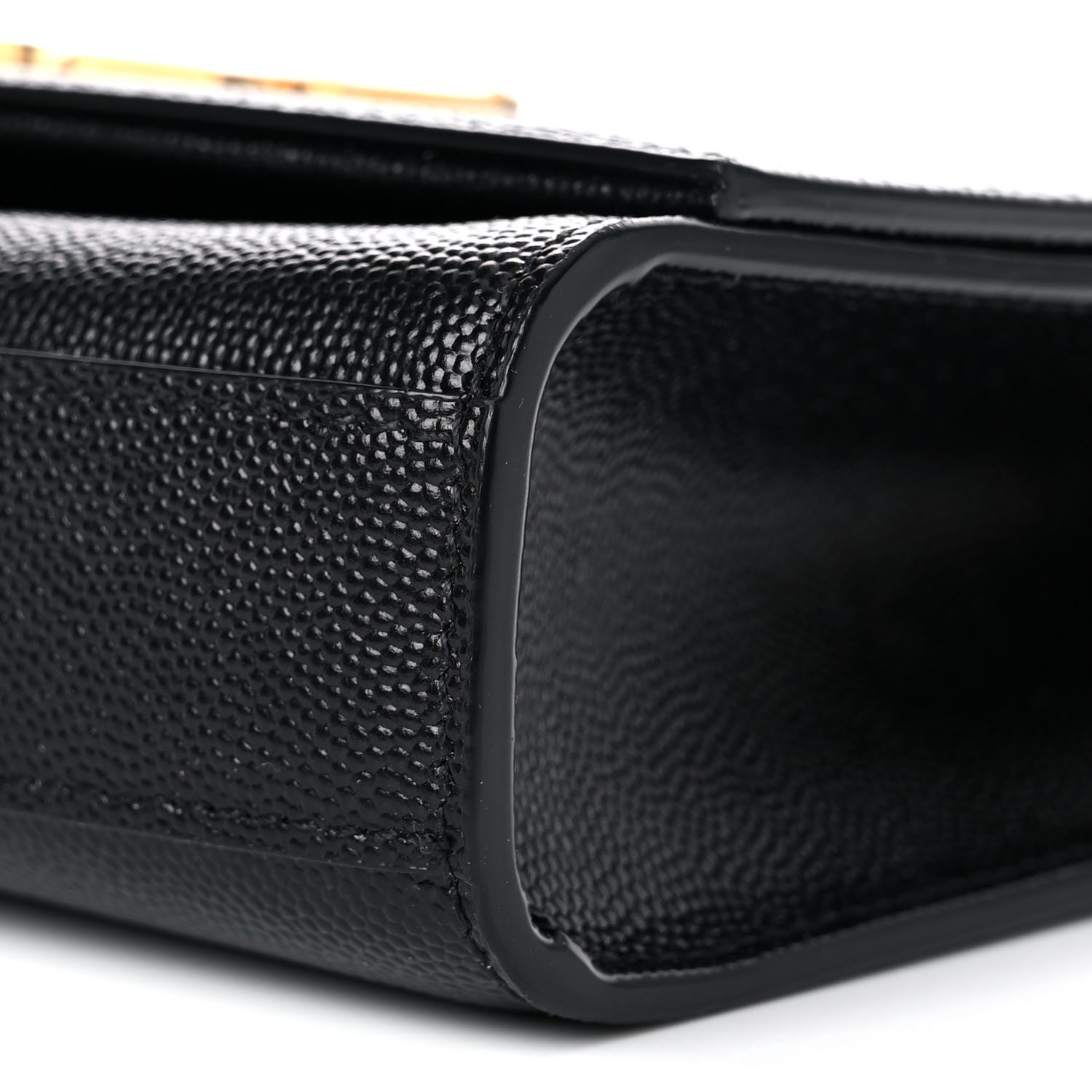 Saint Laurent Grain De Poudre Small Classic Monogram Kate Tassel Satchel Black 8 of 9