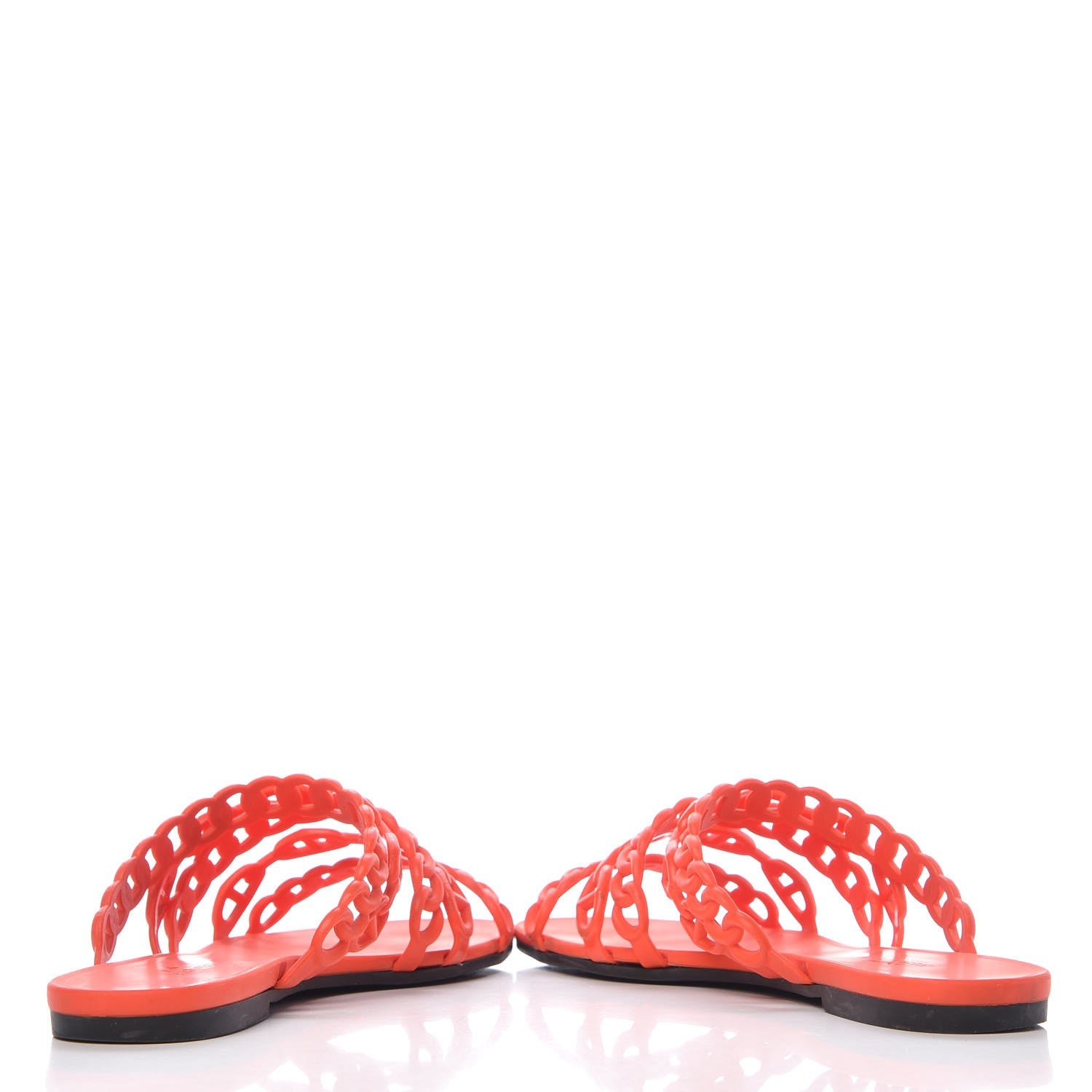 Hermes Chaine d'Ancre Nude Sandals 37 Pavot 6 of 15