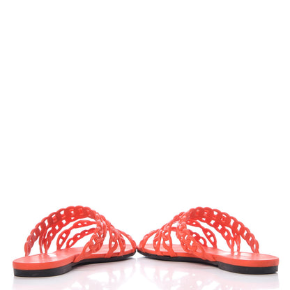 Hermes Chaine d'Ancre Nude Sandals 37 Pavot 6 of 15