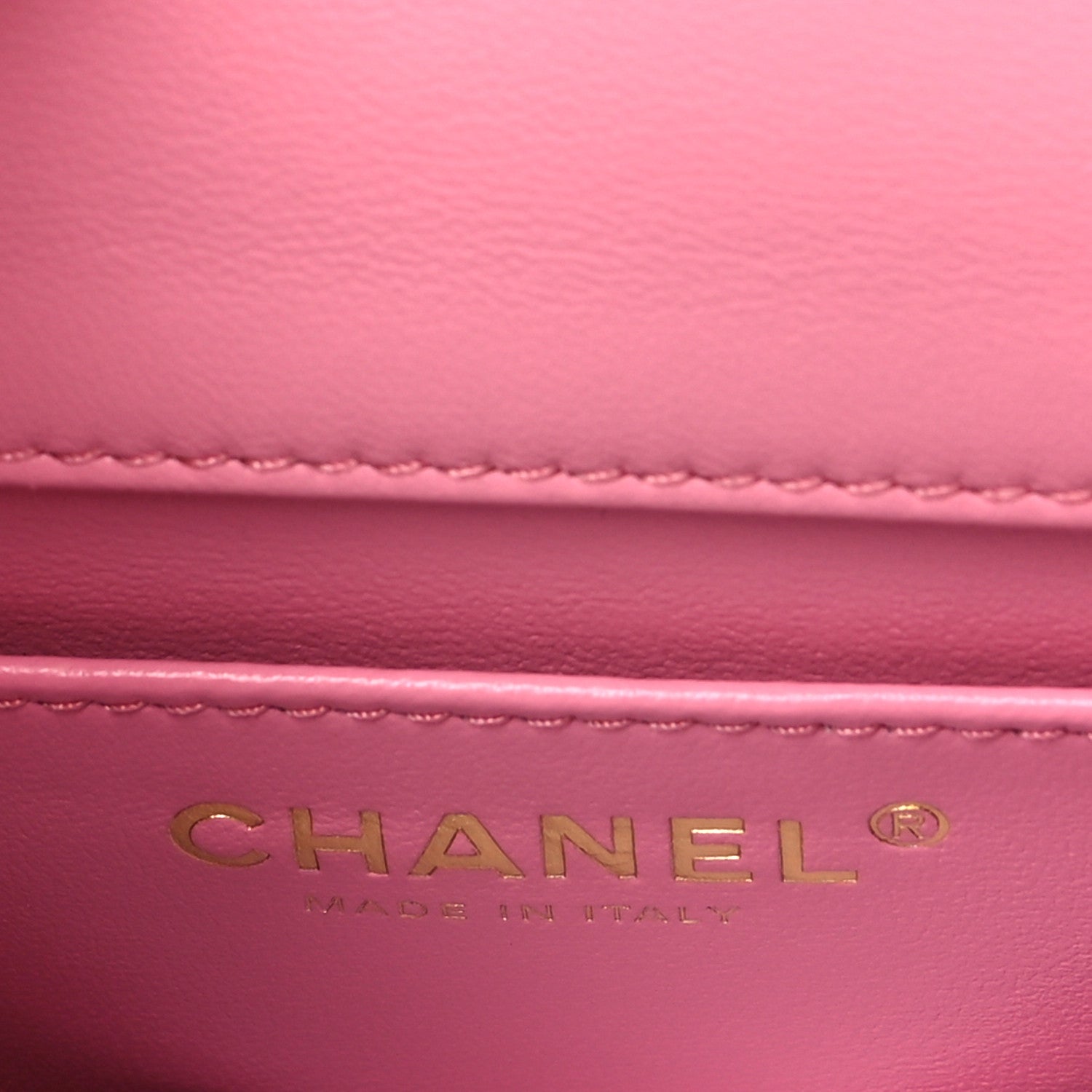 Chanel Tweed Quilted Pearl Twist Mini Square Flap Pink Dark Pink 6 of 10