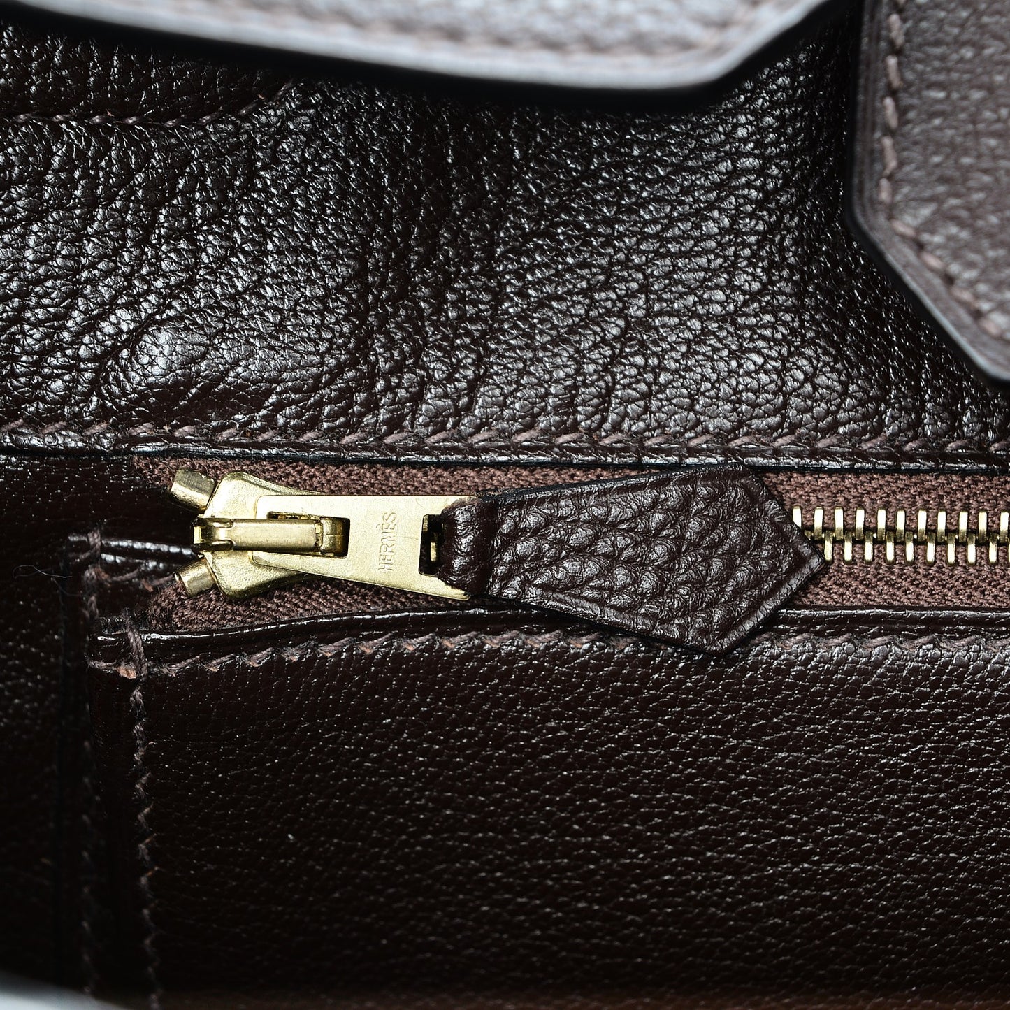 Togo Birkin 30 Chocolate