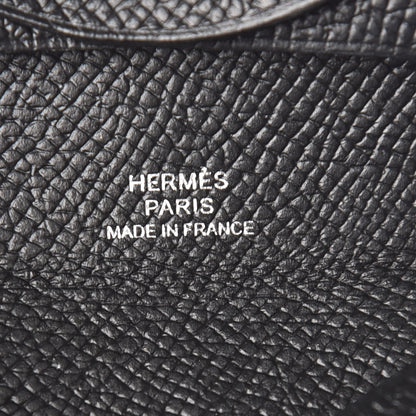 Hermes Epsom Bastia Coin Purse Black 6 of 10
