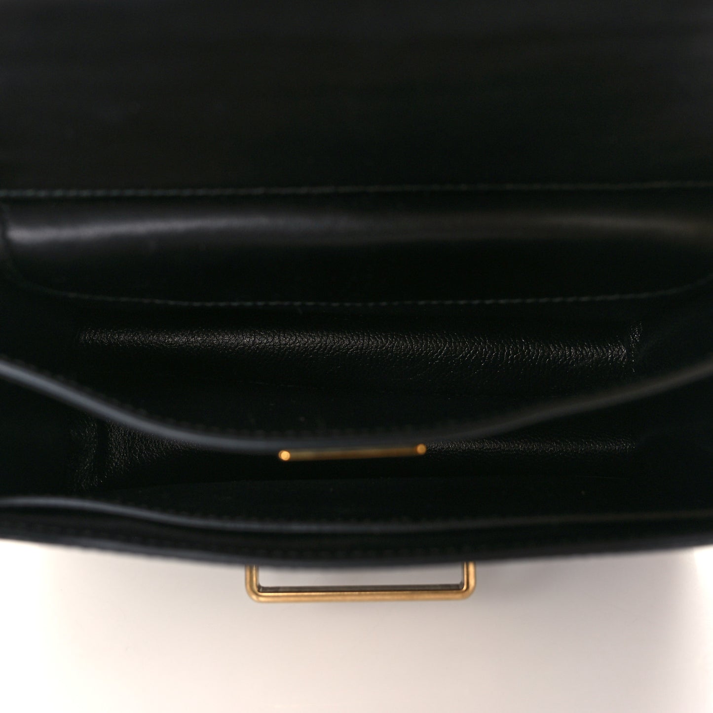 City Calf Saffiano Cahier Bag Black