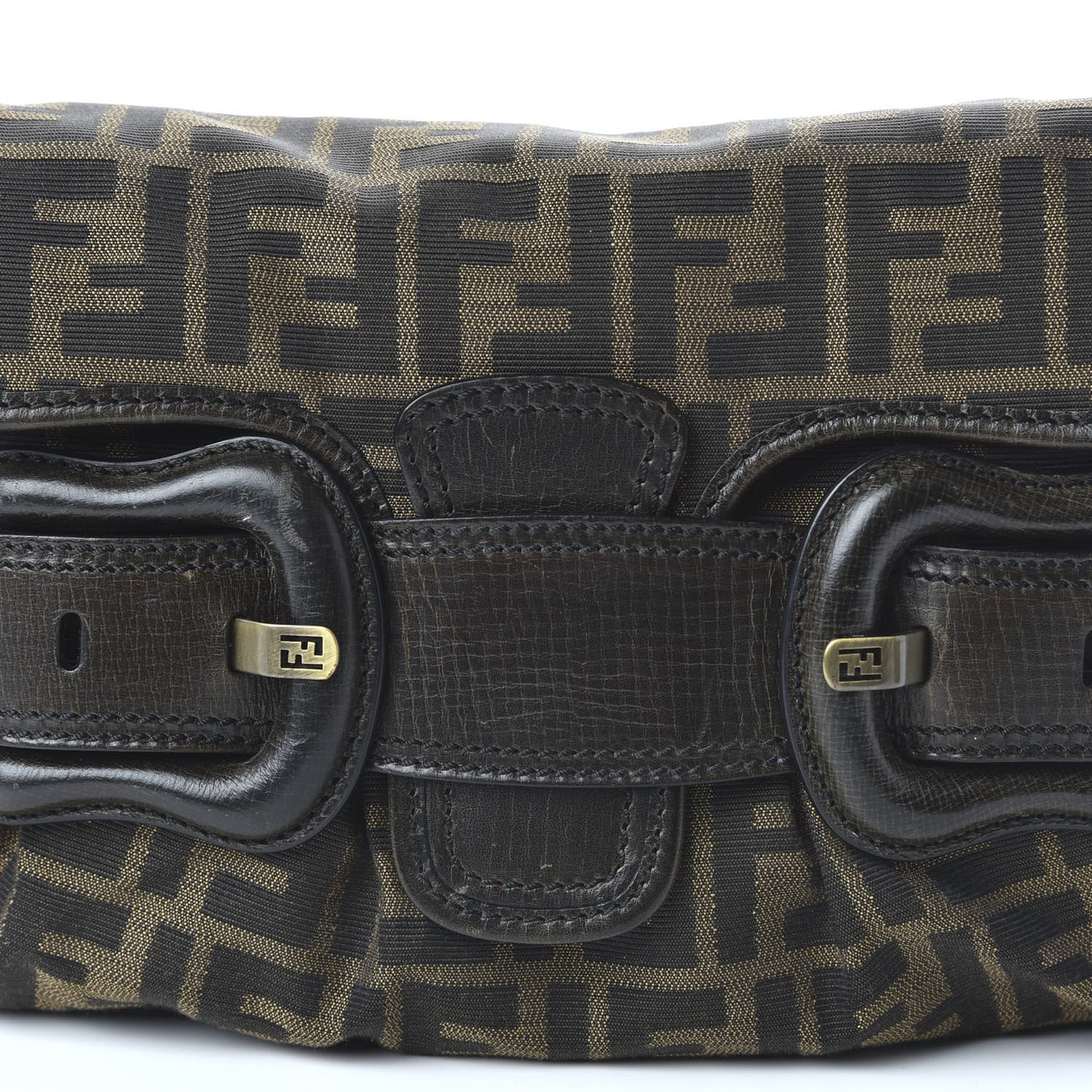 Zucca B Bis Flap Bag Tobacco Castagna