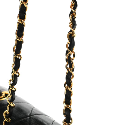 Chanel Lambskin Quilted Small Single Flap Black 11 of 13