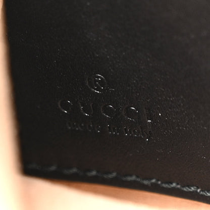 Gucci Calfskin Matelasse GG Marmont Wallet Chain Bag Black 6 of 14