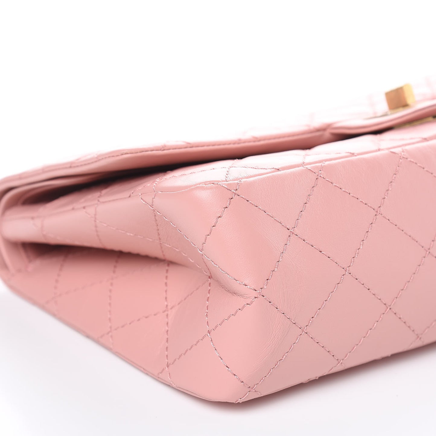 Aged Calfskin Quilted 2.55 Reissue 226 Flap Pink
