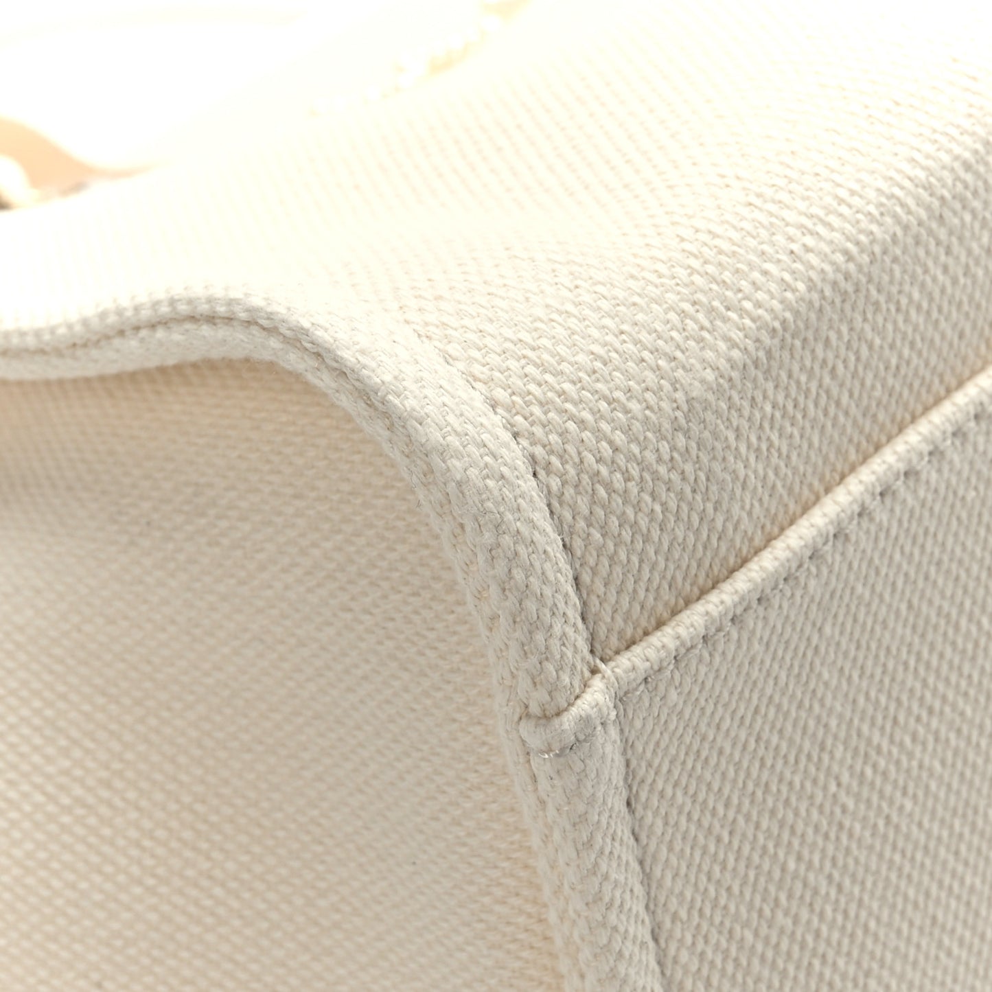 Canvas Pearl Medium Deauville Tote Ecru Beige
