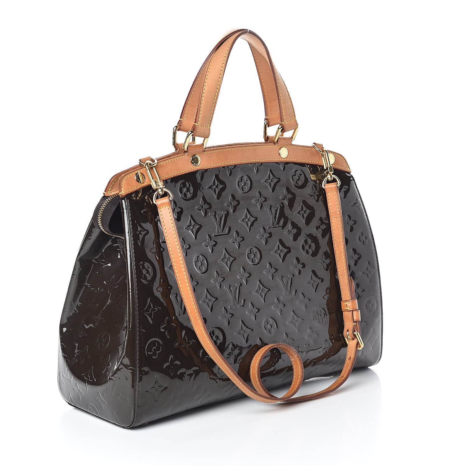 Louis Vuitton Vernis Brea GM Terre D'Ombre 3 of 9