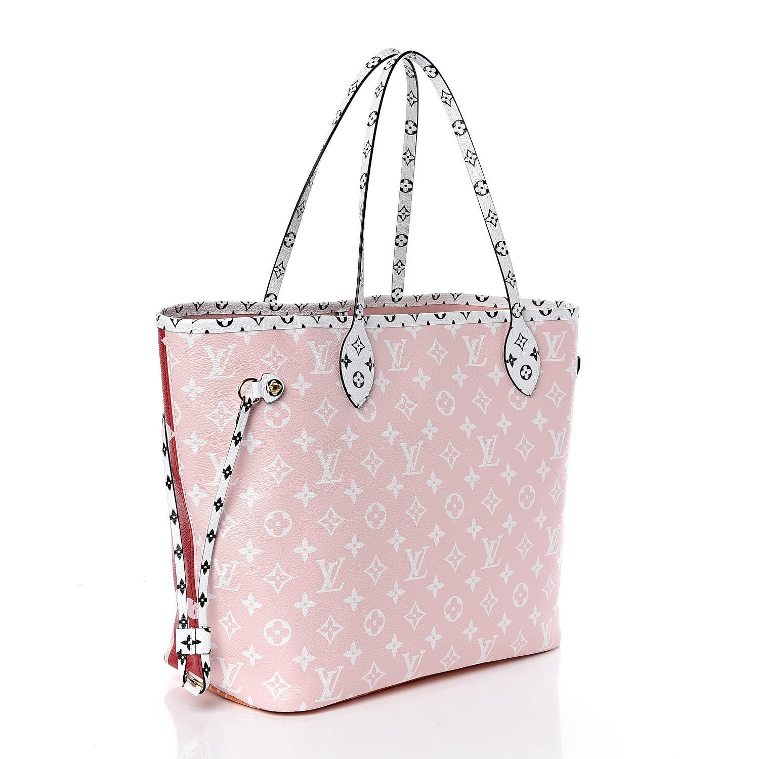 Louis Vuitton Monogram Giant Neverfull MM Rouge 4 of 10