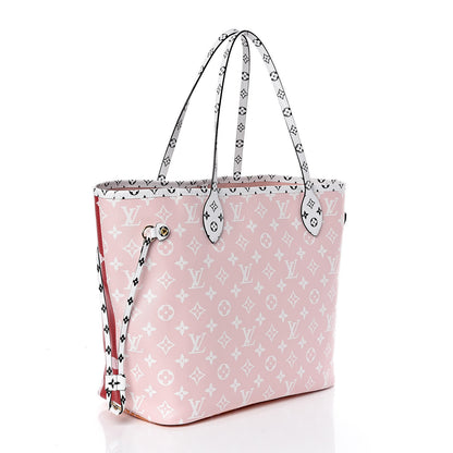 Louis Vuitton Monogram Giant Neverfull MM Rouge 4 of 10
