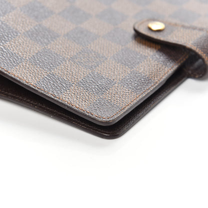 Louis Vuitton Damier Ebene Medium Ring Agenda Cover 8 of 10
