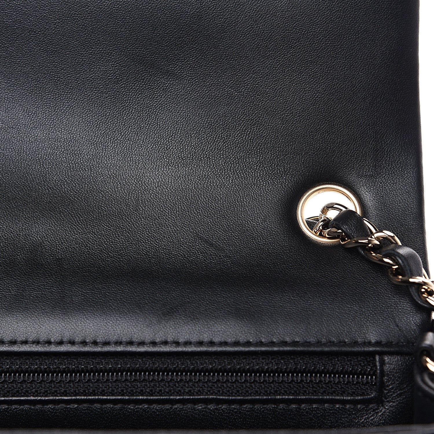 Chanel Lambskin Quilted Mini Rectangular Flap Black 10 of 12