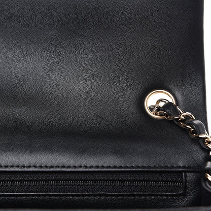 Chanel Lambskin Quilted Mini Rectangular Flap Black 10 of 12