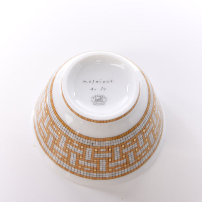 Hermes Porcelain Mosaique Au 24 Porcelain Tea Cup with Lid and Saucer 3 of 6