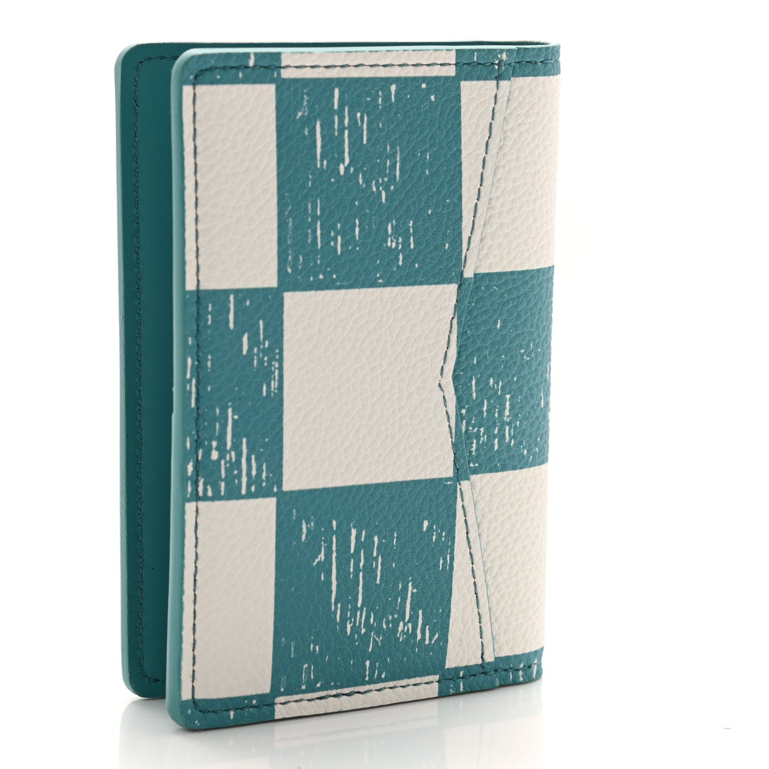 Louis Vuitton Damier Checkerboard Pocket Organizer Teal 3 of 6