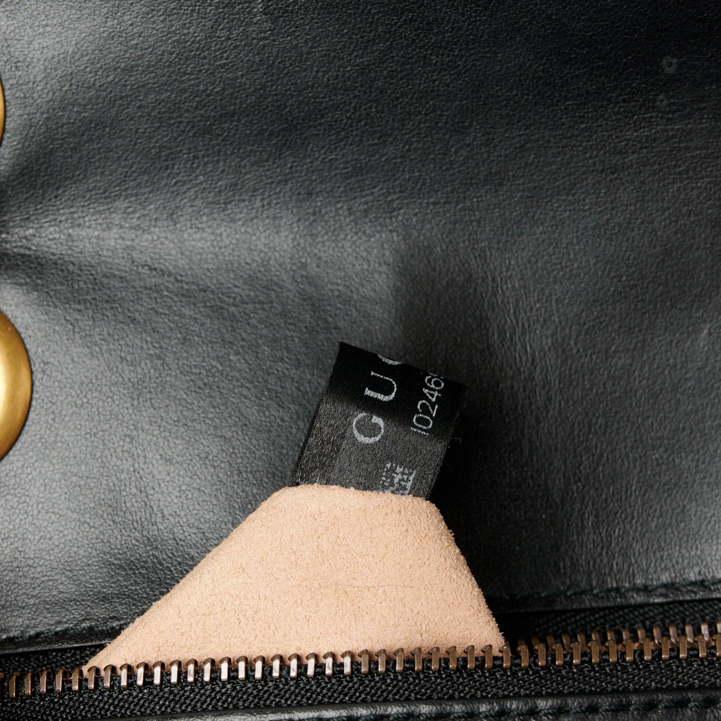 Calfskin Matelasse Small GG Marmont Shoulder Bag Black