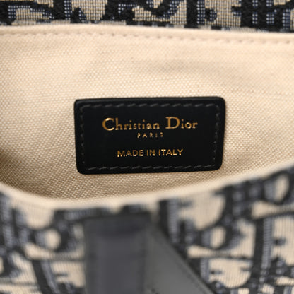 Christian Dior Oblique Mini Saddle Bag Blue 6 of 11