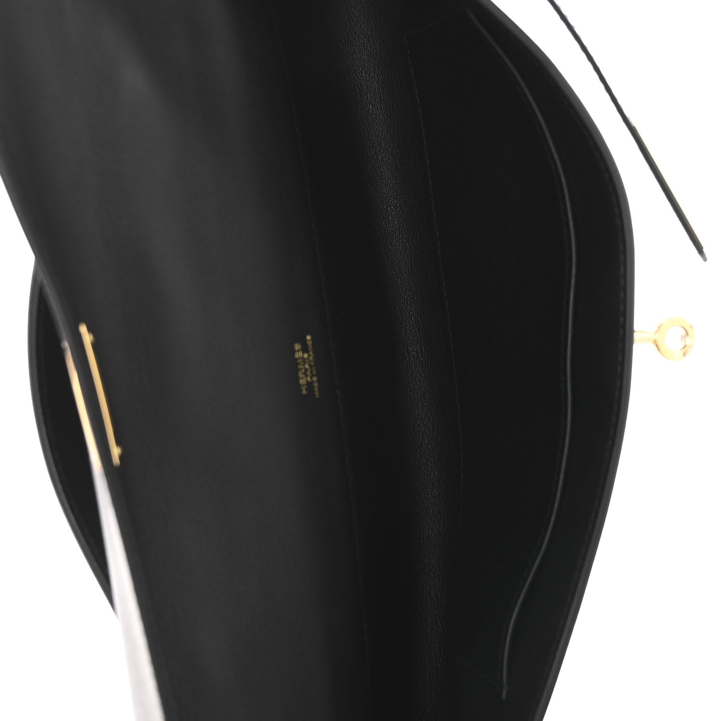 Swift Kelly Cut Clutch Pochette Black